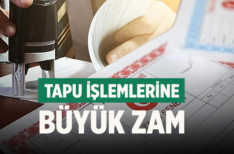 Tapu İşlemlerinde Yeni Dönem: Döner Sermaye Harçlarına Zam Geldi!