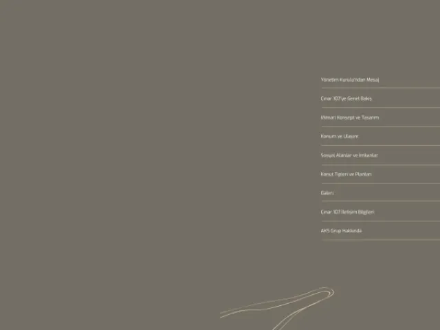 ÇINAR BEYKOZ 107 PROJESİ